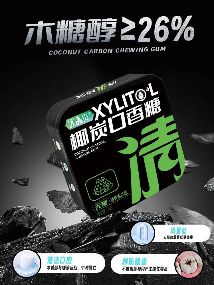 黑的口香糖正掀起糖果界“黑科技”风暴AG真人游戏第一品牌打破常规！这款黑(图2)